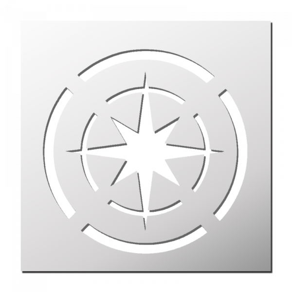 Pochoir Boussole