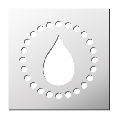 Pochoir Goutte d’eau
