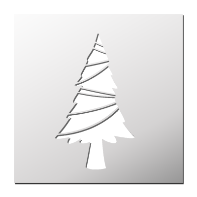 Pochoir Sapin