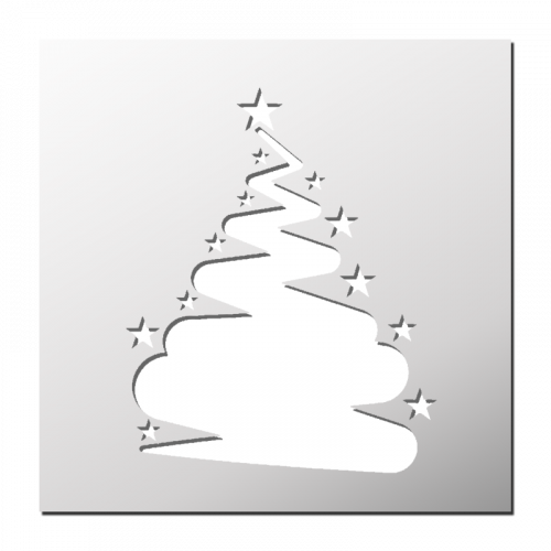 Fabricant de Pochoir sur mesure Pochoir Sapin de Noël