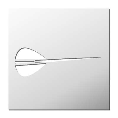 Pochoir Fléchette