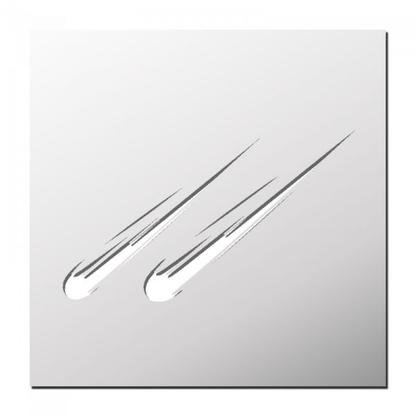 Pochoir Météorites