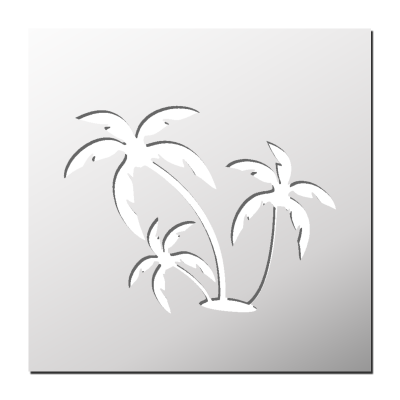 Pochoir Palmiers