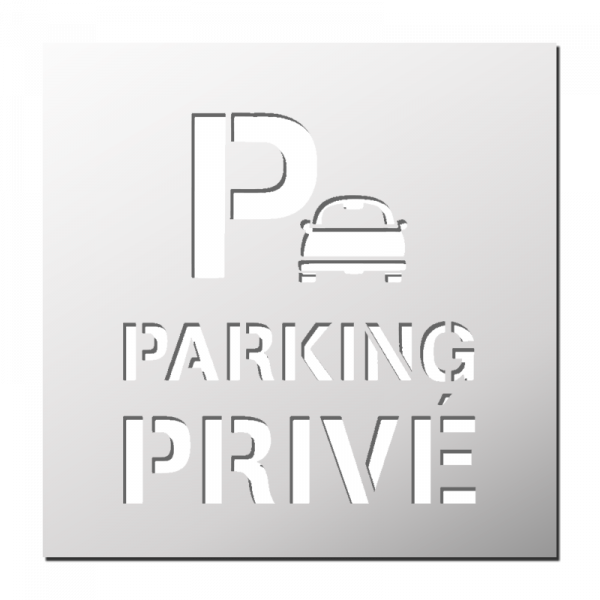 Pochoir Parking Privé