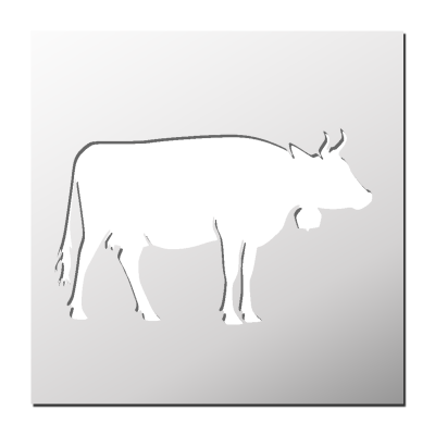 Pochoir Vache