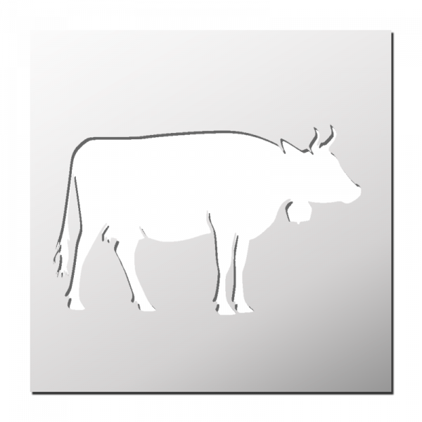 Pochoir Vache