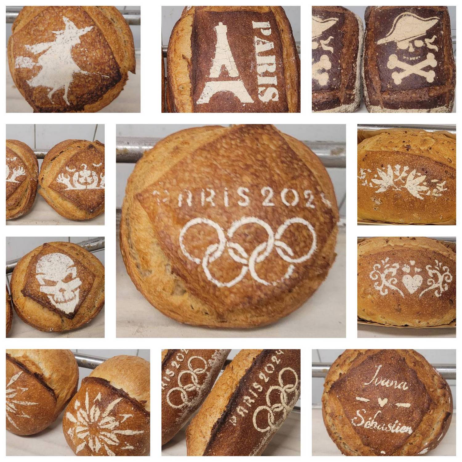 Pochoir pour décorer vos pains Boulangerie Pâtisserie