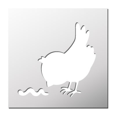 Pochoir Oiseau