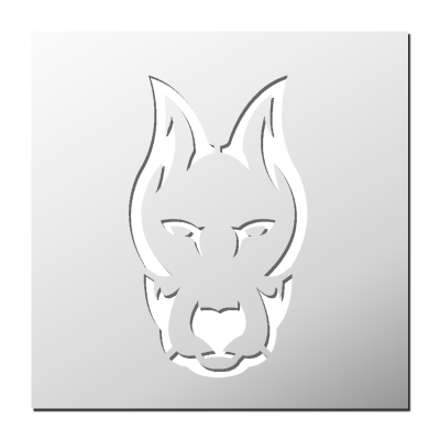 Pochoir Dobermann