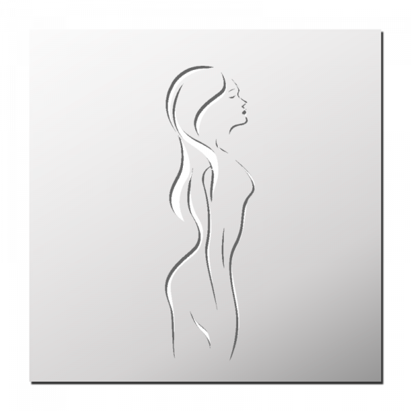 Pochoir Silhouette d'une femme