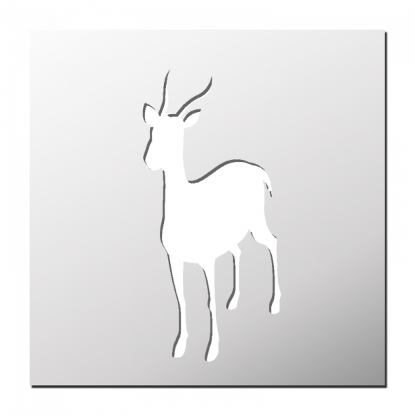 Pochoir Gazelle