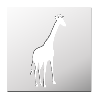 Pochoir Girafe