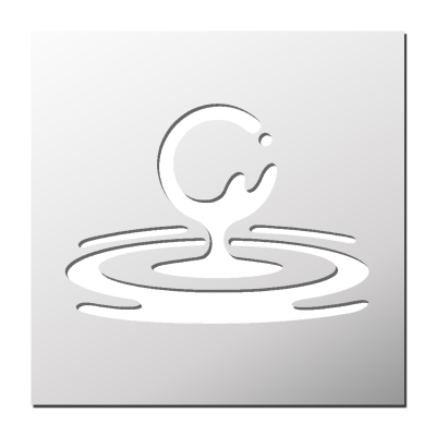 Pochoir Goutte d’eau