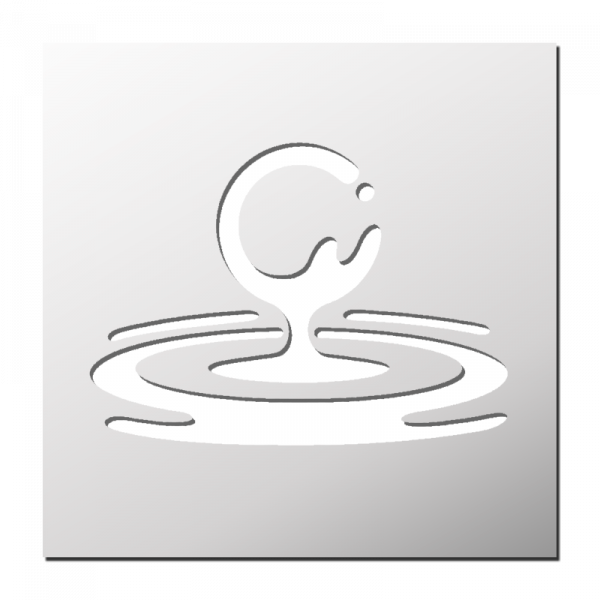 Pochoir Goutte d'eau