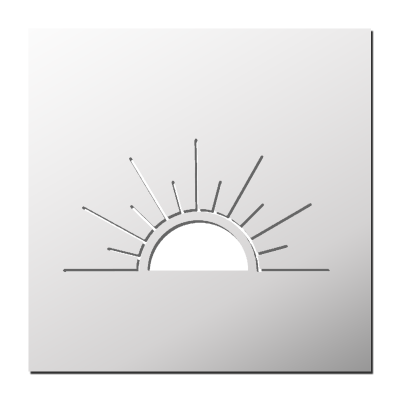 Pochoir Lever de soleil