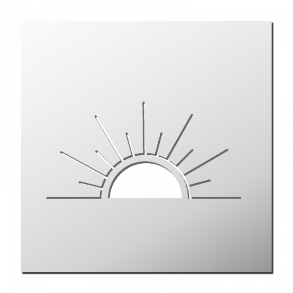 Pochoir Lever de soleil