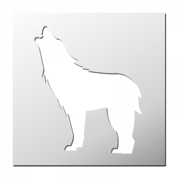 Pochoir Loup