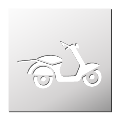 Pochoir Scooter