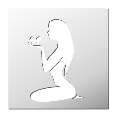 Pochoir Silhouette Femme