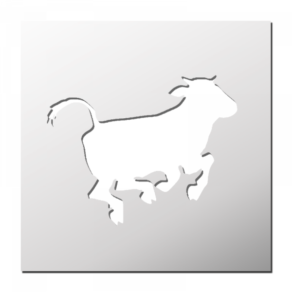 Pochoir Vache