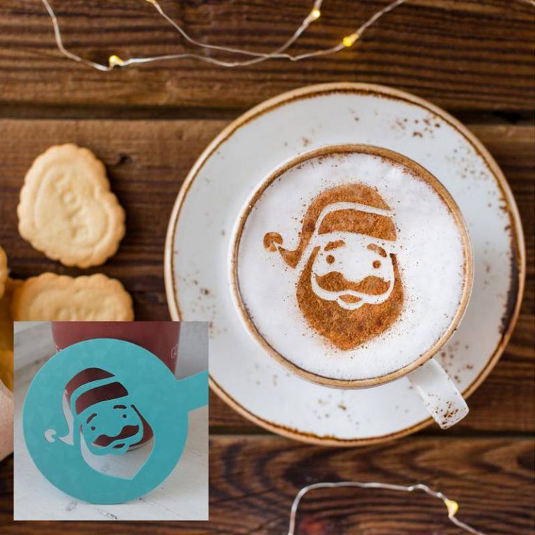 Lifreer 8 Pcs Cappuccino Café Pochoirs Modèle Noël Café Pochoirs Lifreer 8 Pcs Cappuccino Café Pochoirs Modèle Noël Café Pochoirs
