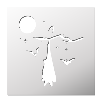 Pochoir Chauves-souris