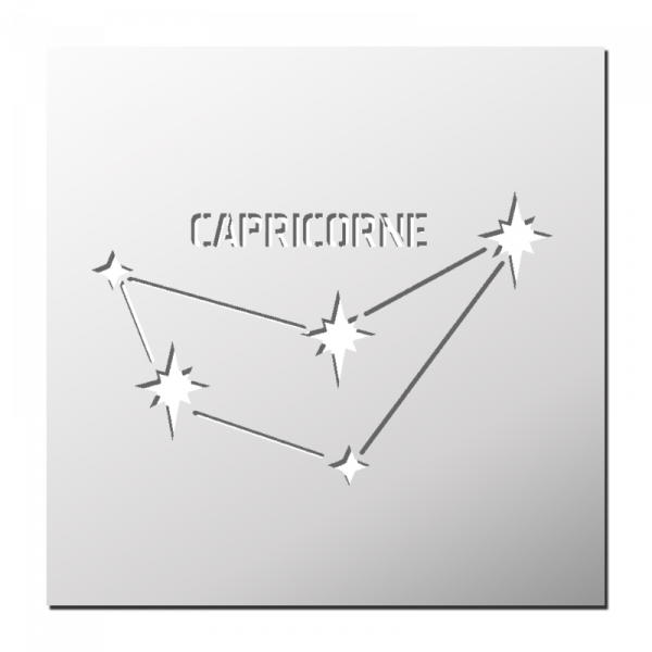 Pochoir Constellation Capricorne