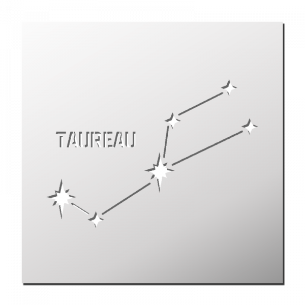 Pochoir Constellation Taureau