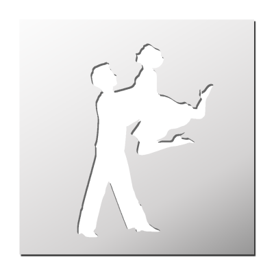 Pochoir Danseurs