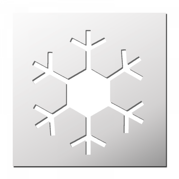 16 Pochoirs Flocons De Neige 15x15 Cm - Modèles Réutilisables En Plastique - Pour Peinture, Déco, Scrapbooking