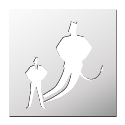 Pochoir Diable