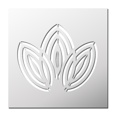 Pochoir Feuille