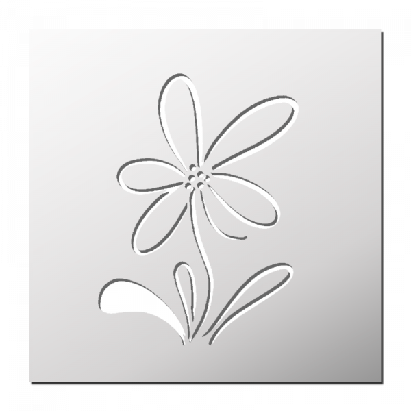Pochoir Fleur