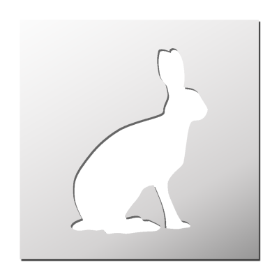Pochoir Lièvre