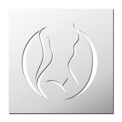 Pochoir Silhouette d&rsquo;une femme