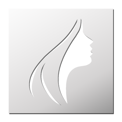 Pochoir Visage Femme
