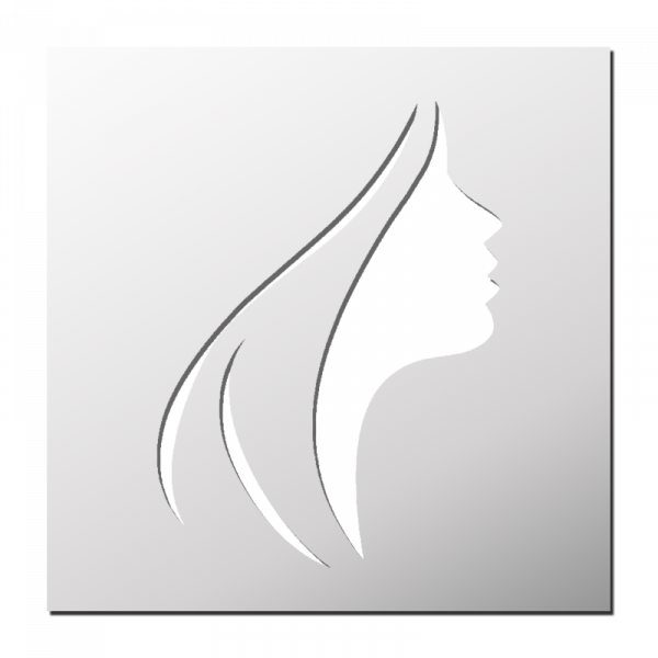 Pochoir Visage Femme