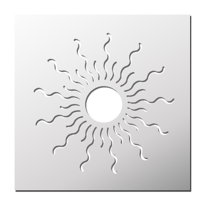 Pochoir Soleil