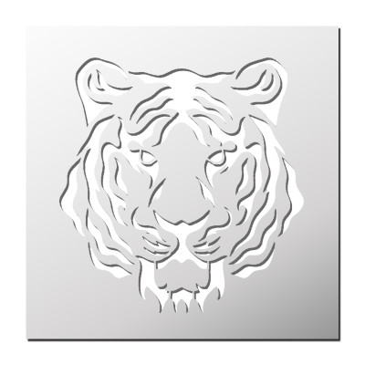 Pochoir Tigre