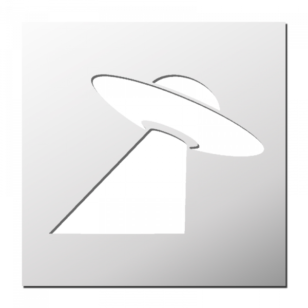 Pochoir Vaisseau Spatial