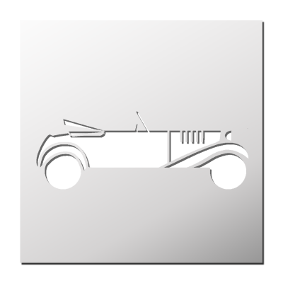 Pochoir Voiture ancienne