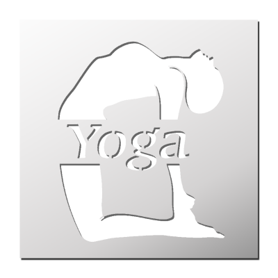 Pochoir YOGA