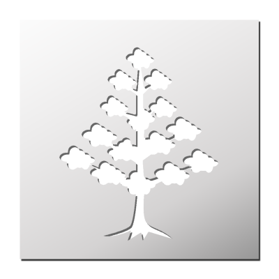 Pochoir Arbre