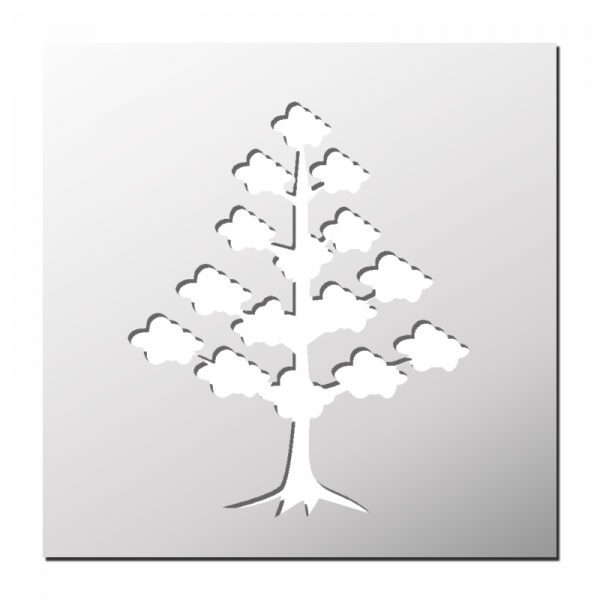Pochoir Arbre