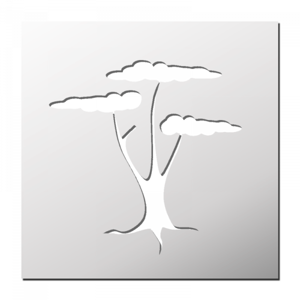 Pochoir Arbre