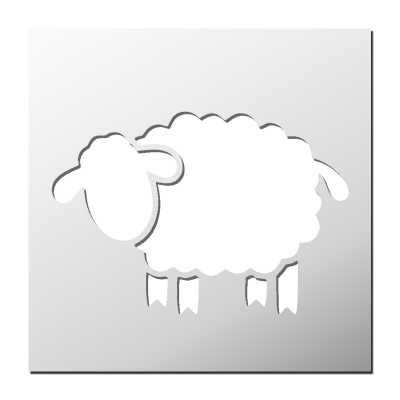 Pochoir Mouton