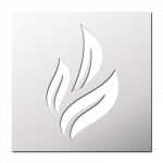 Pochoir Métal Feuilles Tropicales - Acier Inoxydable Réutilisable 10x18 Cm - Pour Pyrogravure, Scrapbooking