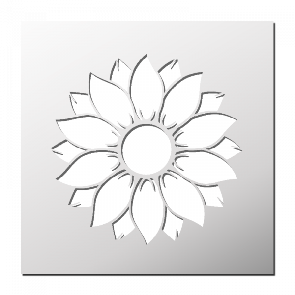 Pochoir Fleur
