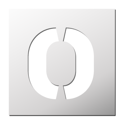 Pochoir Lettre O