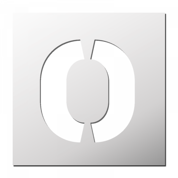 Pochoir Lettre O
